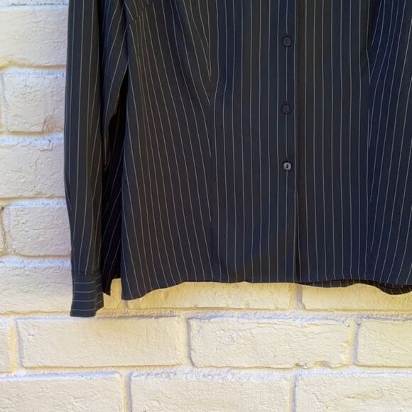 Take 50% OFF- Laura Scott Women's Long-sleeve black&white Shirt, Size-16W - Picture 4 of 5